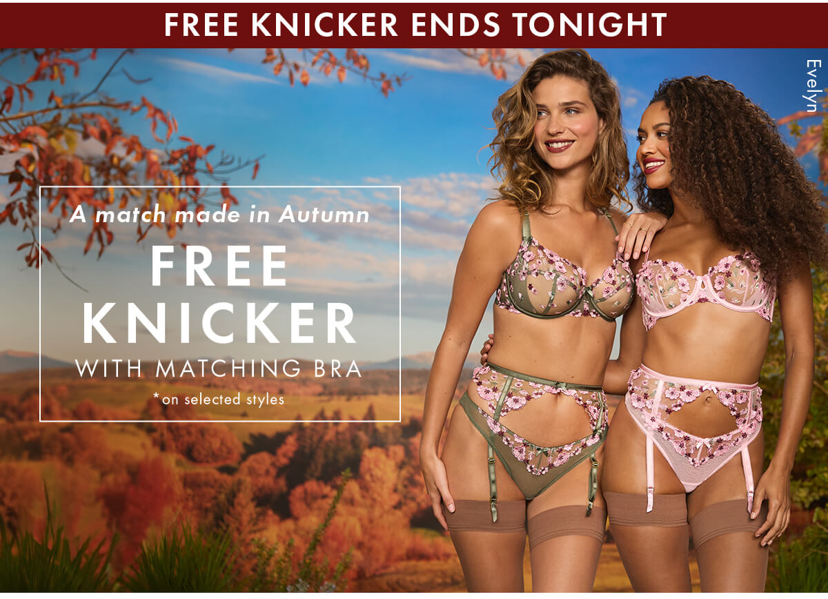Free knicker with matching bra