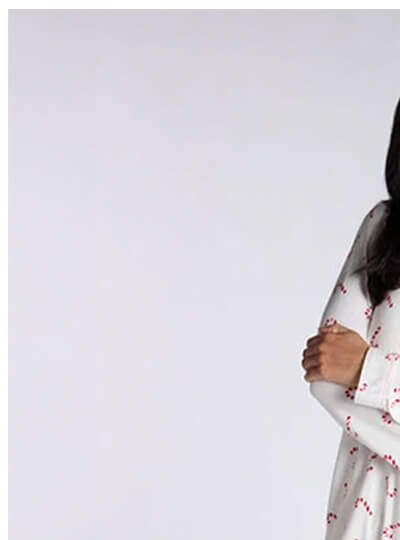Candy cane modal pyjama set