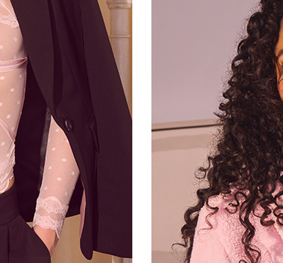Fluffy bow short dressing gown