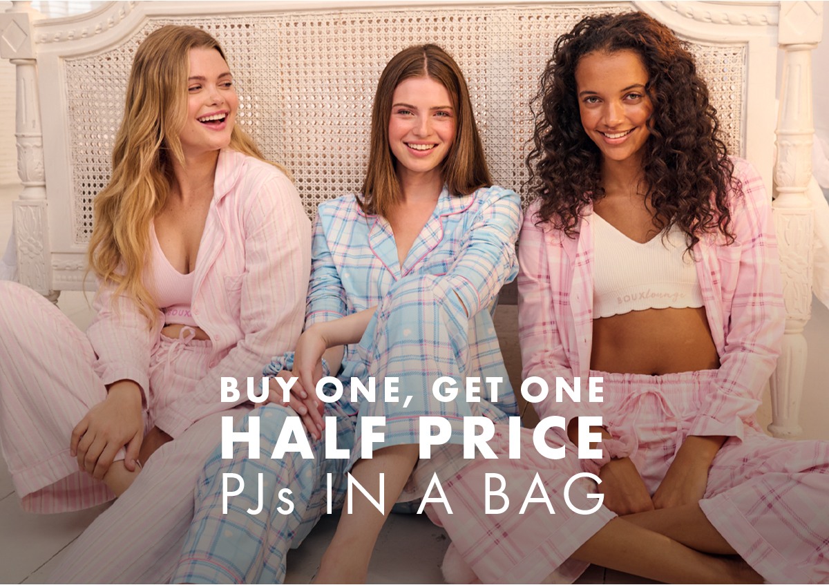 Buy one, get one half price PJs in a bag