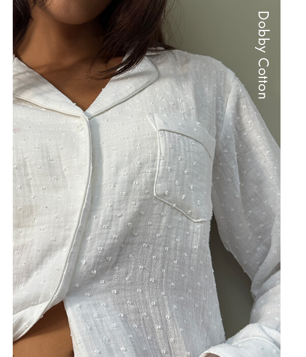 Dobby cotton pyjama set