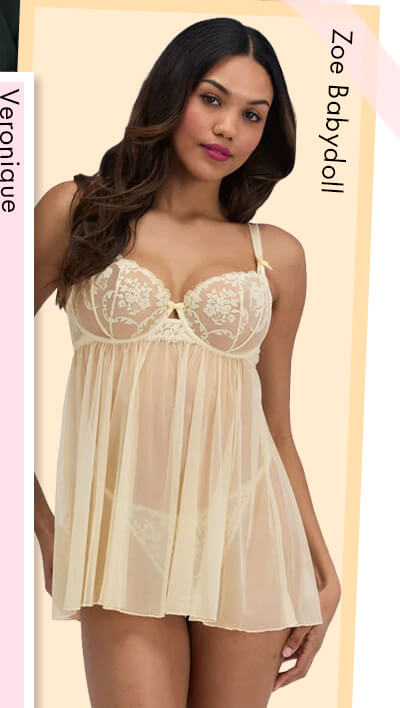 Zoe lace wired babydoll