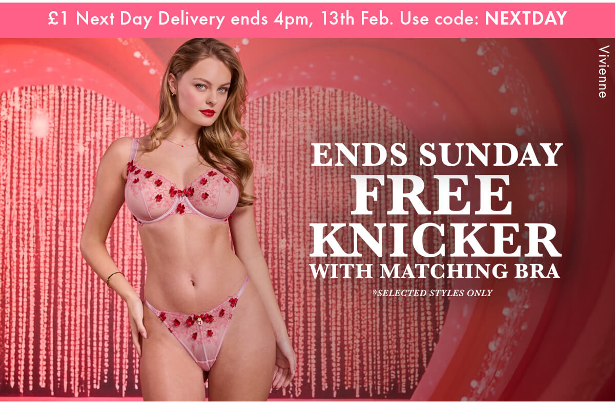 Free knicker with matching bra