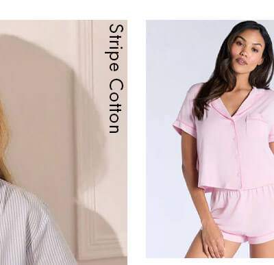 Piping modal short pyjama set 