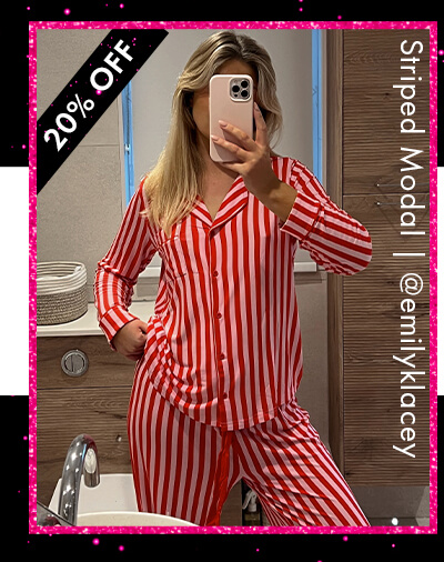 Stripe modal pyjama set