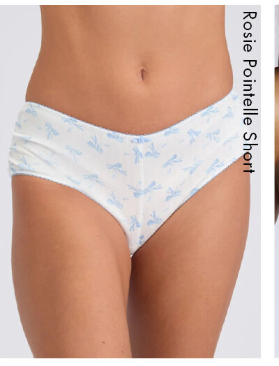 Rosie pointelle bow short