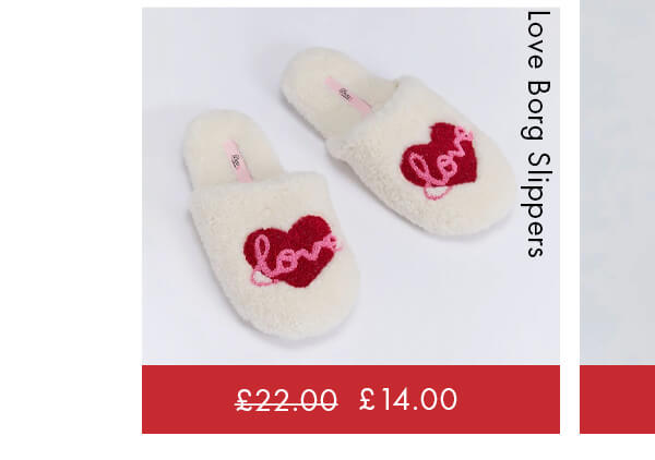 Love borg mule slippers
