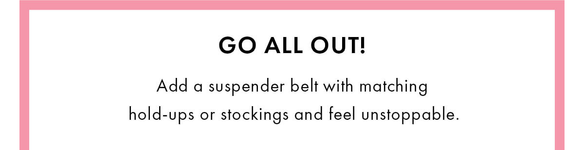 GO ALL OUT!