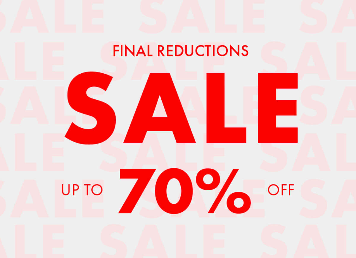 SALE UP TO 70% OFF 