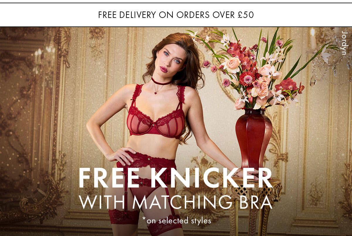 Free knicker with matching bra