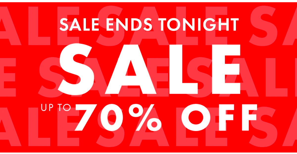UP TO 70% OFF SALE