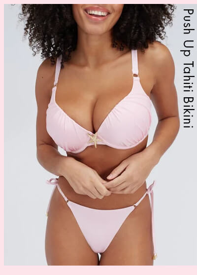 Tahiti push up bikini top