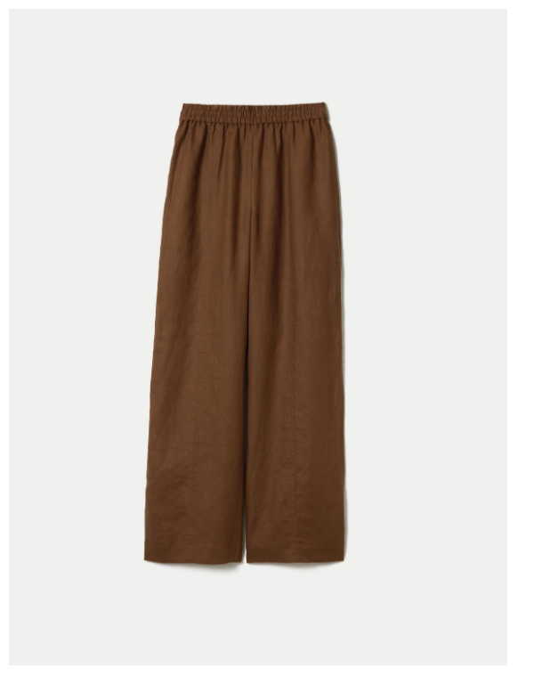 Linen Wide Leg Trouser
