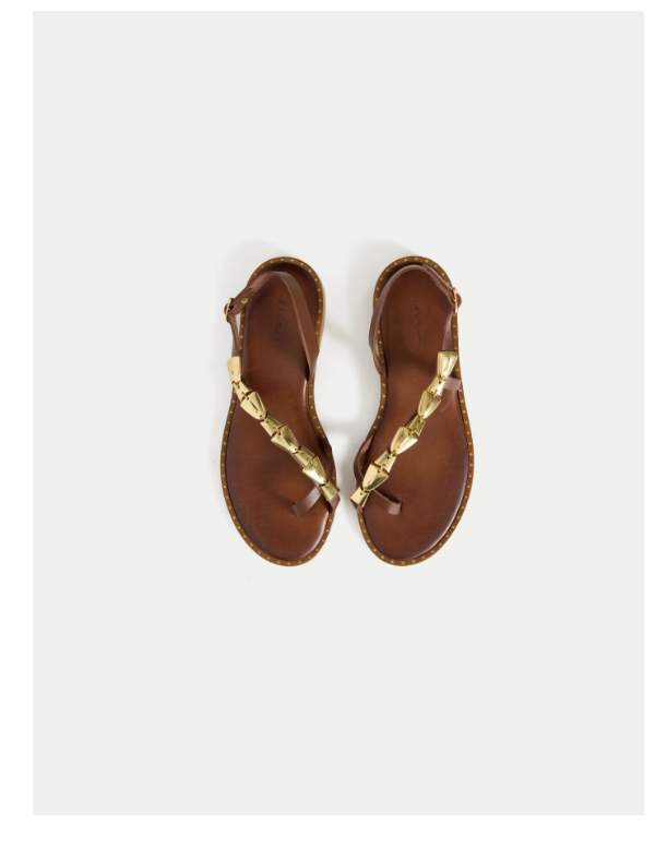 Leather Toe Loop Sandal