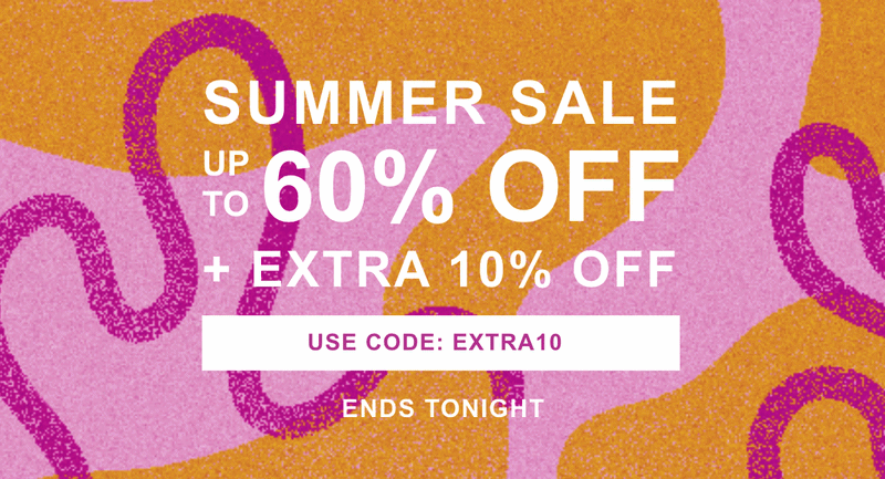 SUMMER SALE UP TO 60% OFF