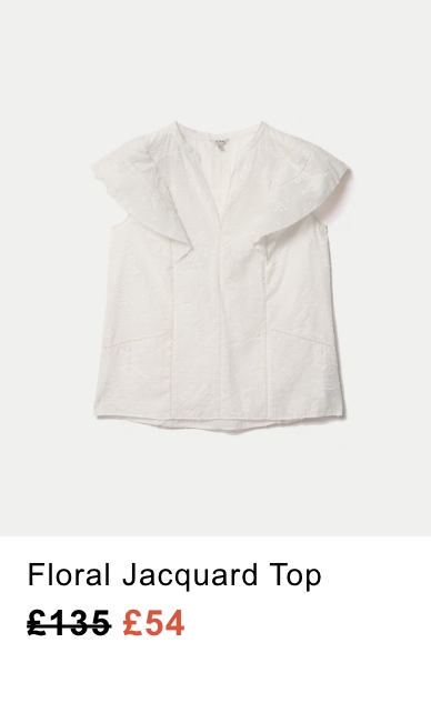 Floral Jacquard Top