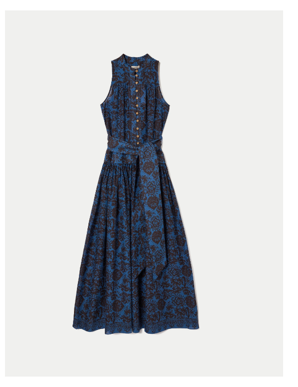 Batik Cotton Maxi Dress