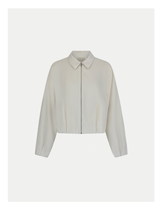 Linen Bomber Jacket