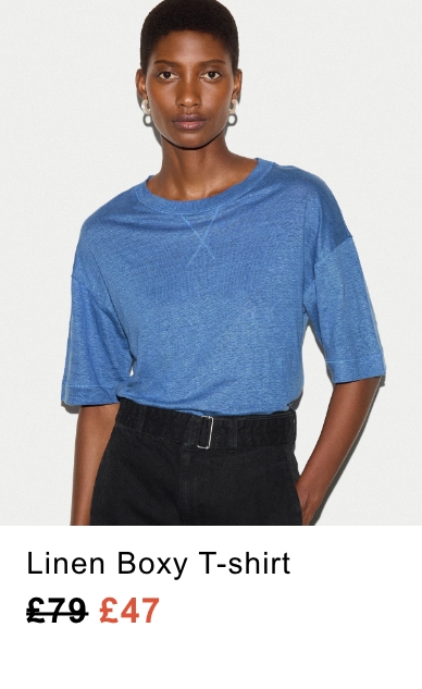 Linen Boxy T-shirt