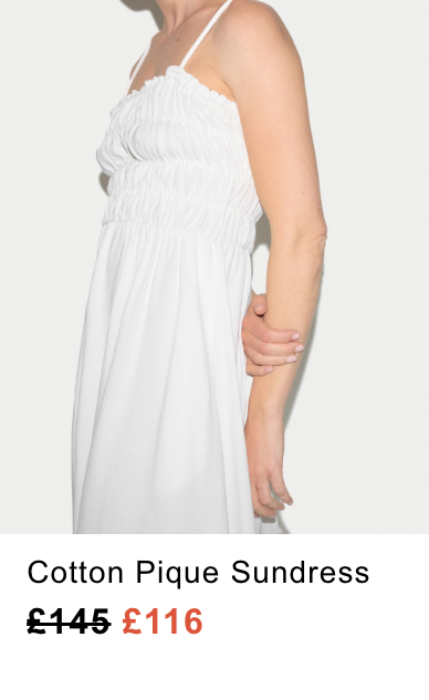 Cotton Pique Sundress