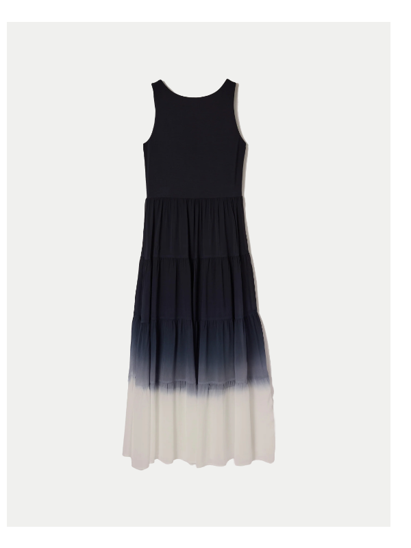 Ombre Tiered Tank Dress