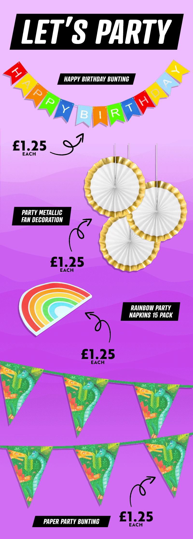 🎉 LET'S PARTY with our NEW partyware!