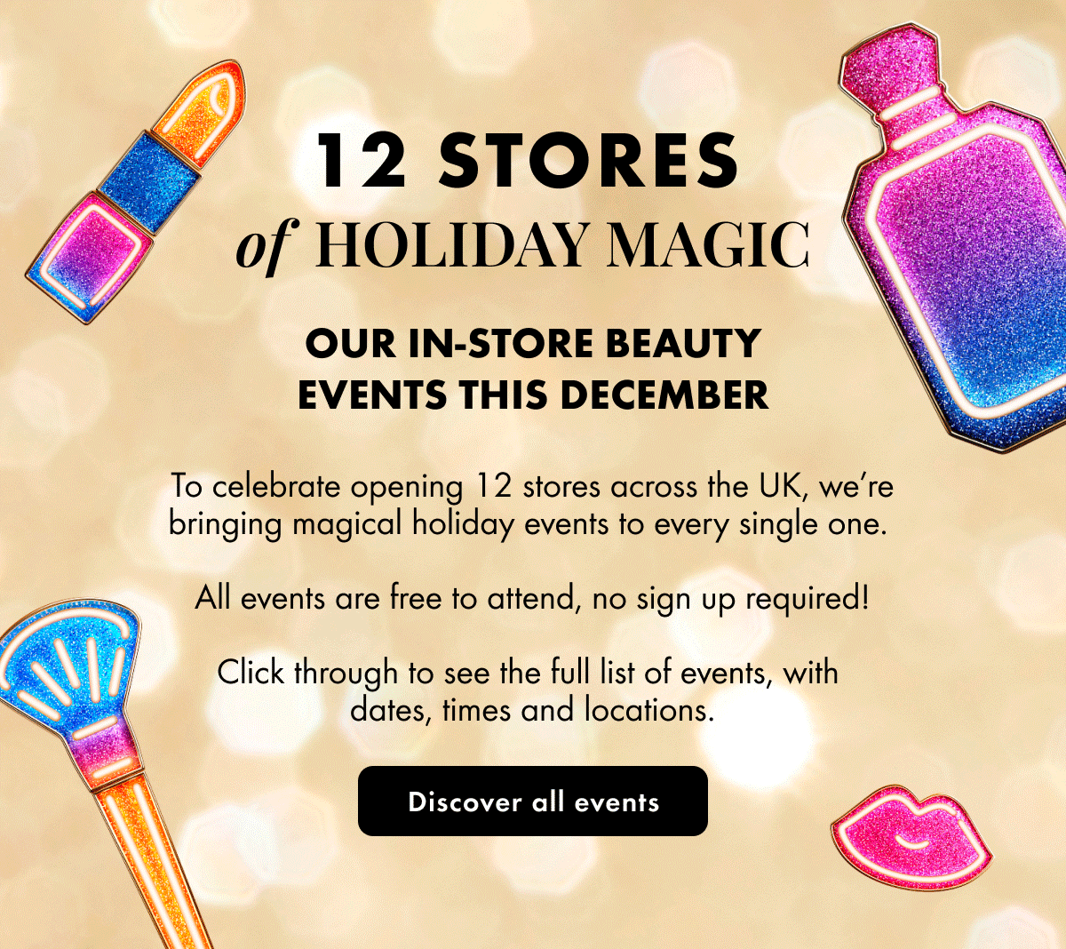 Our In-store Beauty Events This December