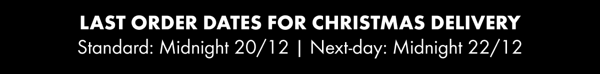 Last order dates for christmas 