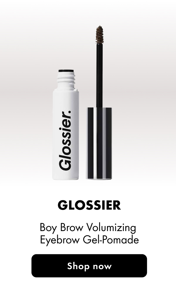 "Glossier Boy Brow Volumizing Eyebrow Gel-Pomade" 