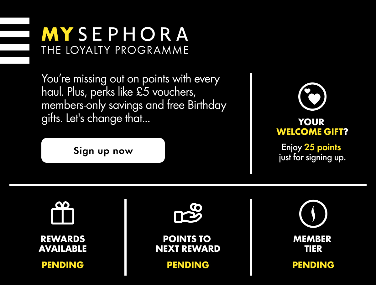 MySephora Footer - Non Member