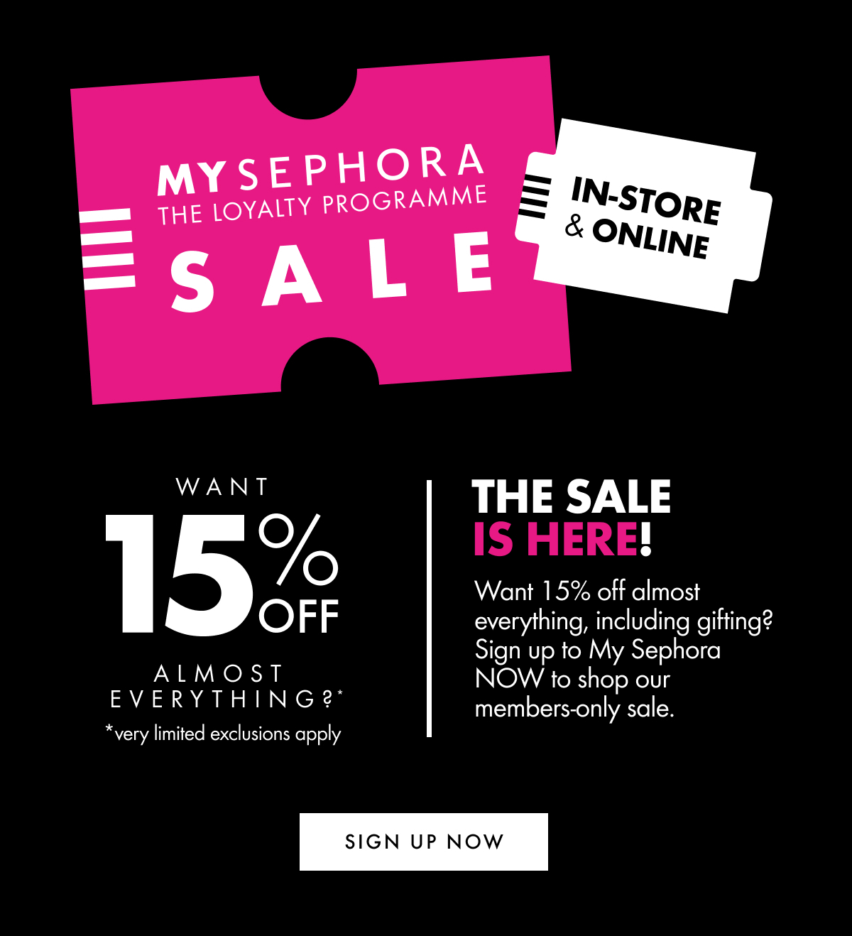 My Sephora Sale is Here | Sign up now