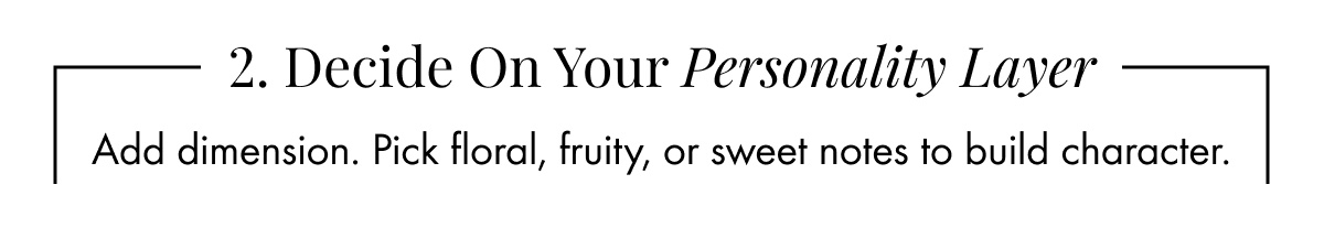 2. Decide on your personality layer
