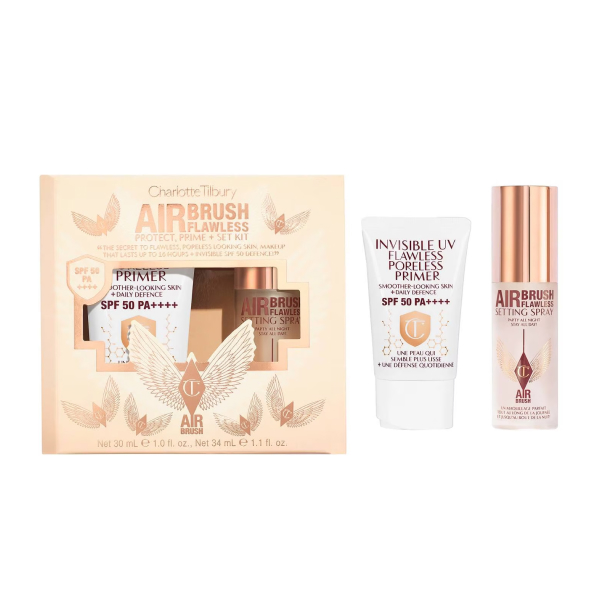 Charlotte Tilbury Airbrush Flawless Protect, Prime and Set Kit 