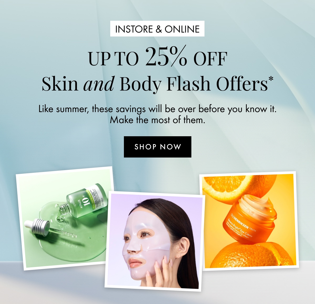 Up to 20% Off S+B Flash Offers