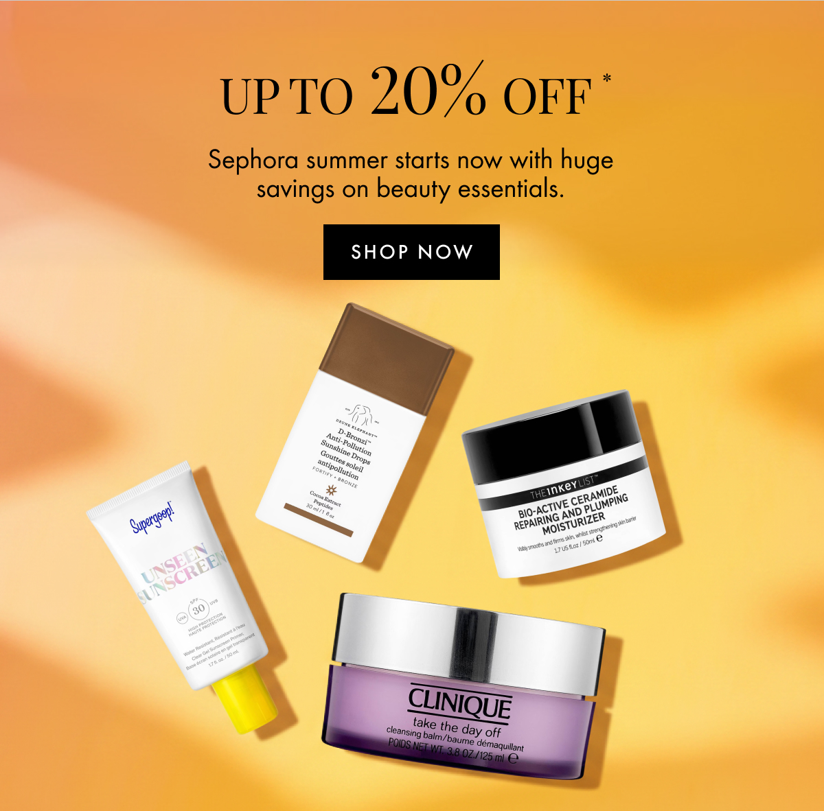 Up to 20% off 