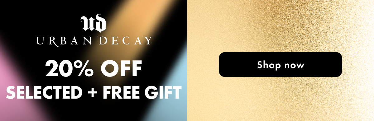 20% off selected Urban Decay + Free Gift