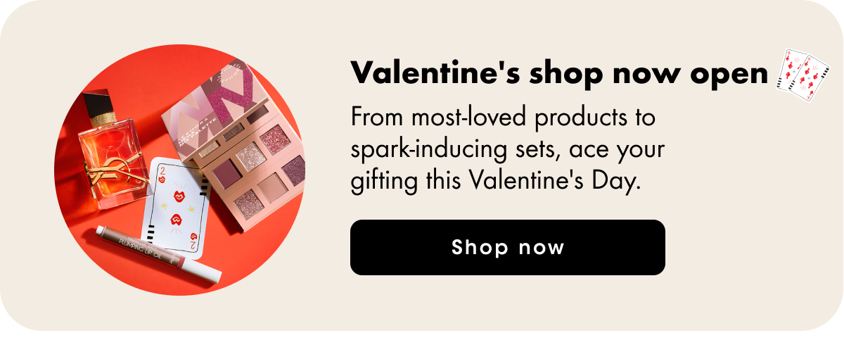Valentine's shop now open