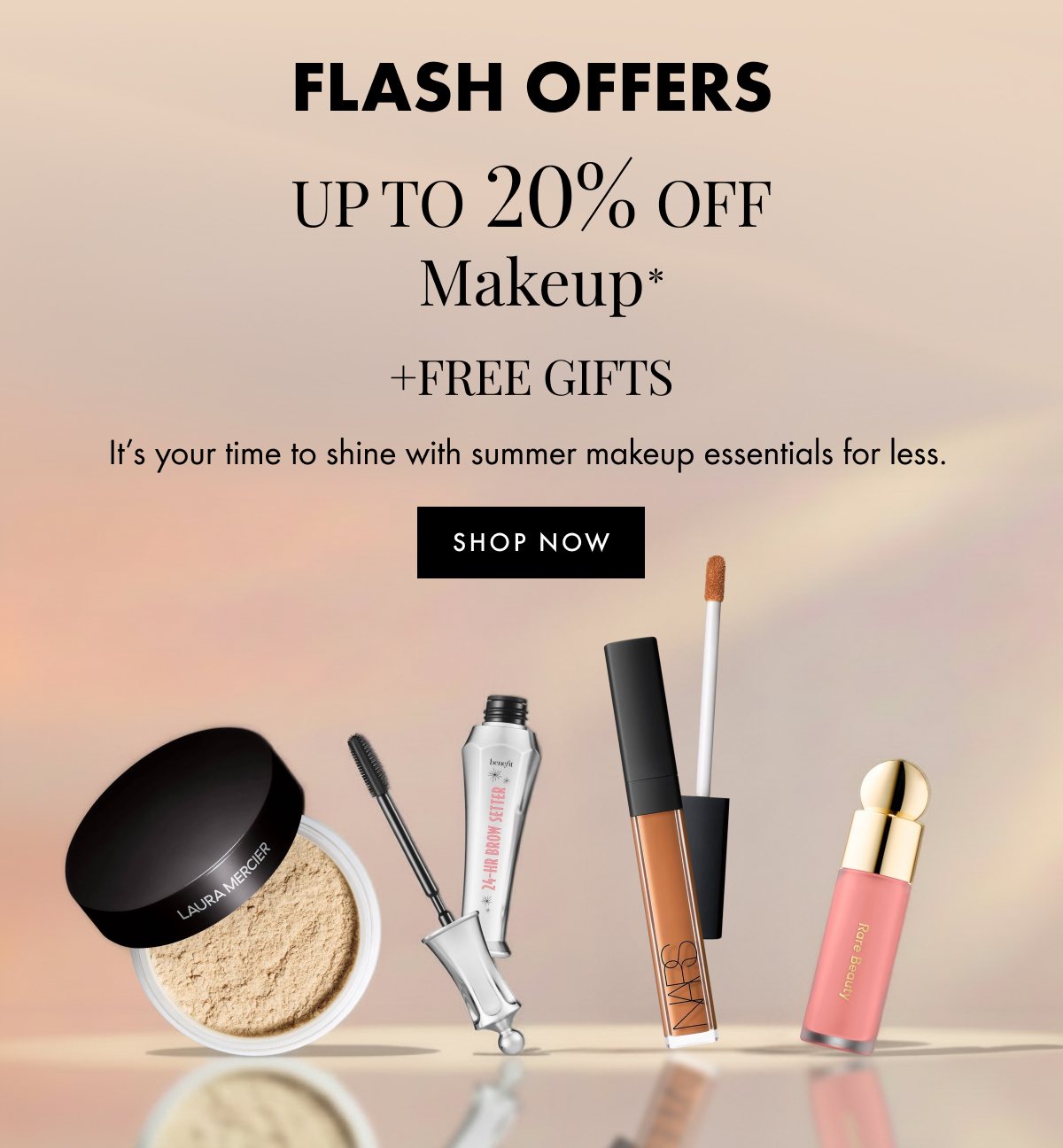 Up to 20% off Makeup