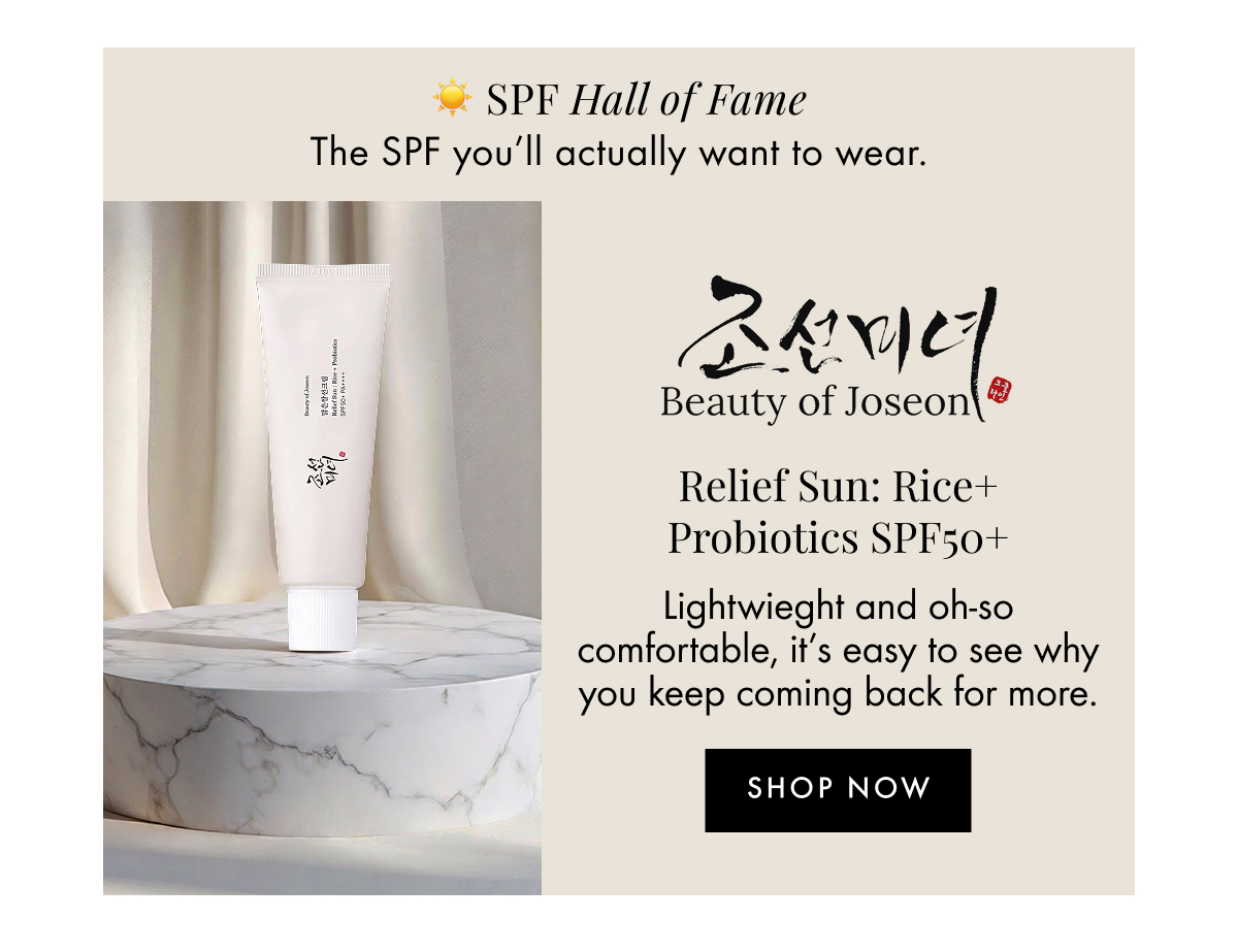 Beauty of Joseon Relief Sun: Rice+Probiotics SPF50+