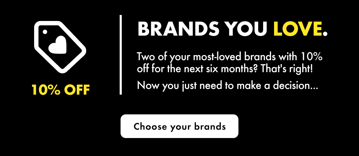 10% Brands You Love