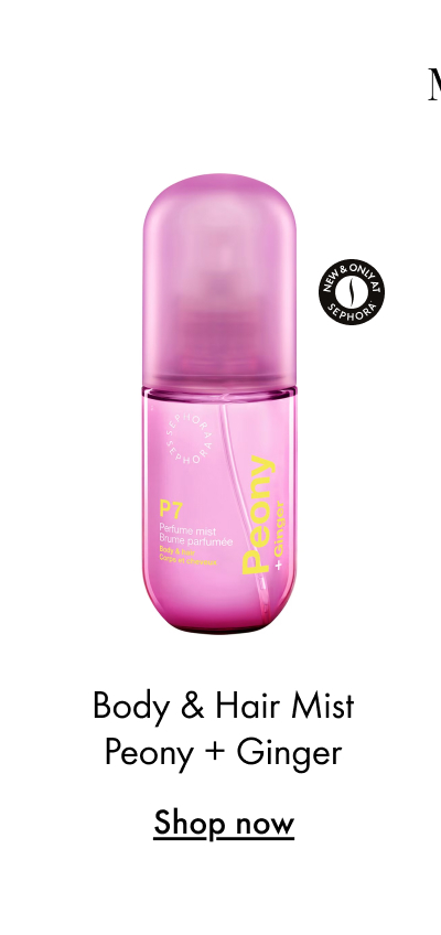 Sephora Collection Body & Hair Mist 100ml Peony + Ginger