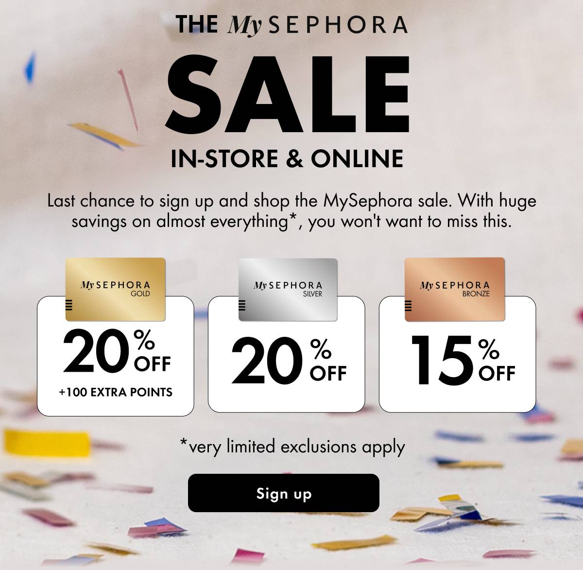MySephora offer