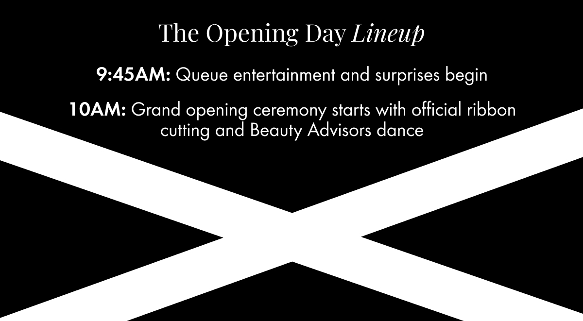 Opening day line up