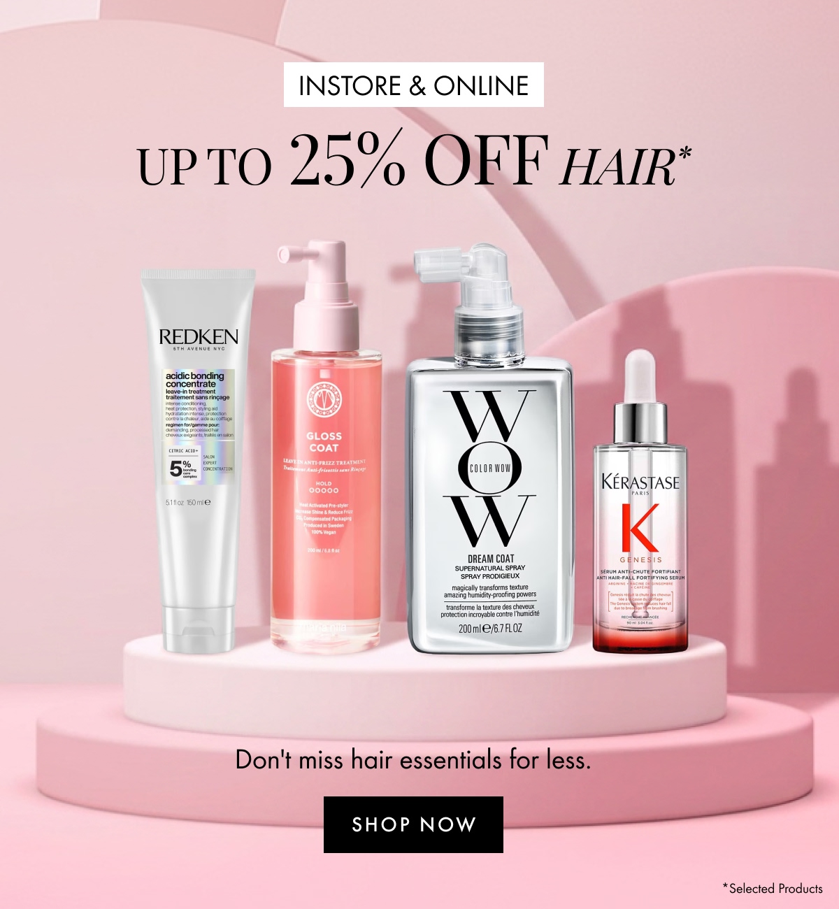 Up to 25% Off Hair