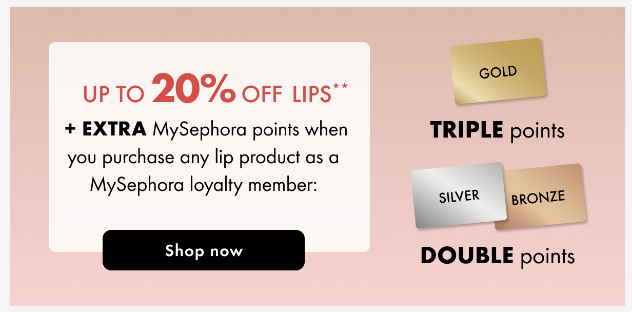 Up to 20% OFF lips
