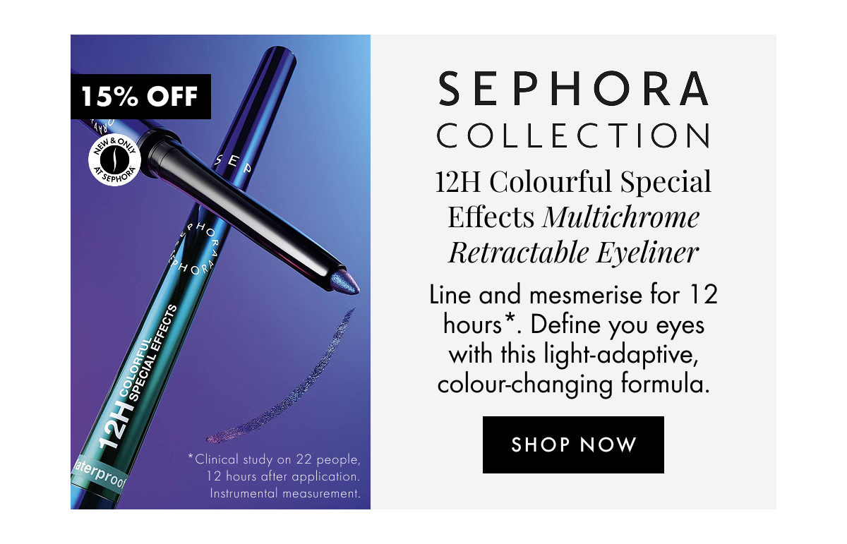 Sephora Collection 12h Colorful Special Effects Multichrome Retractable Eyeliner