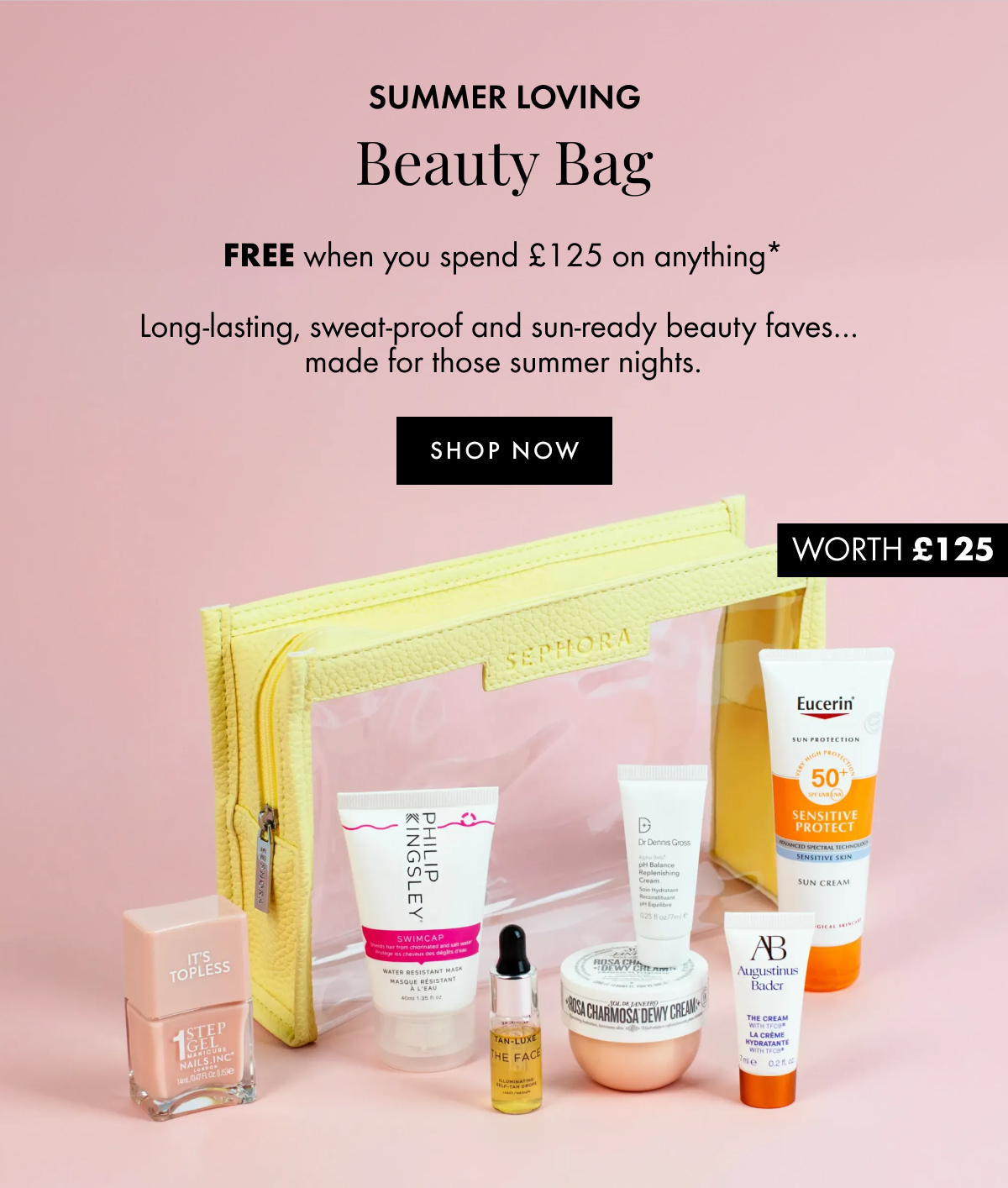 Summer Loving Beauty Bag