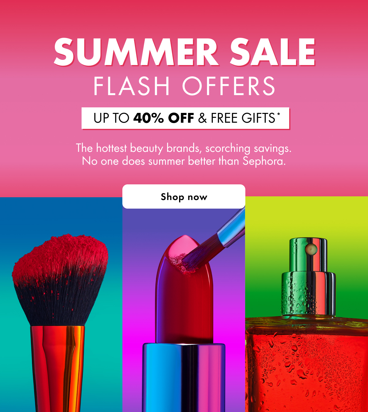 Summer sale flash offers 