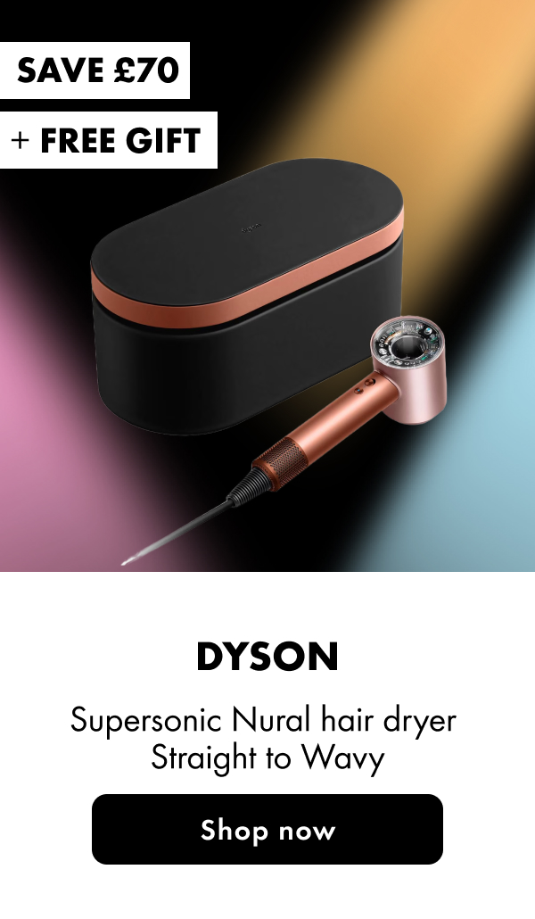 Dyson Supersonic Nural hair dryer Straight to Wavy