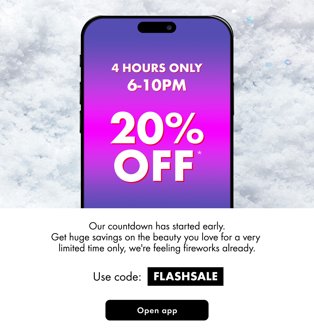 Flash sale
